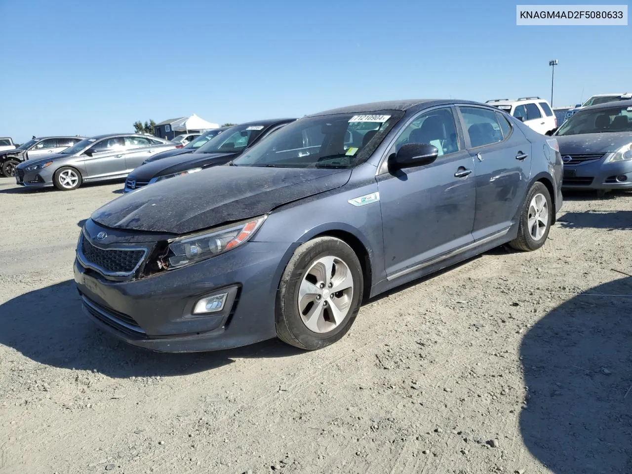 2015 Kia Optima Hybrid VIN: KNAGM4AD2F5080633 Lot: 71210904