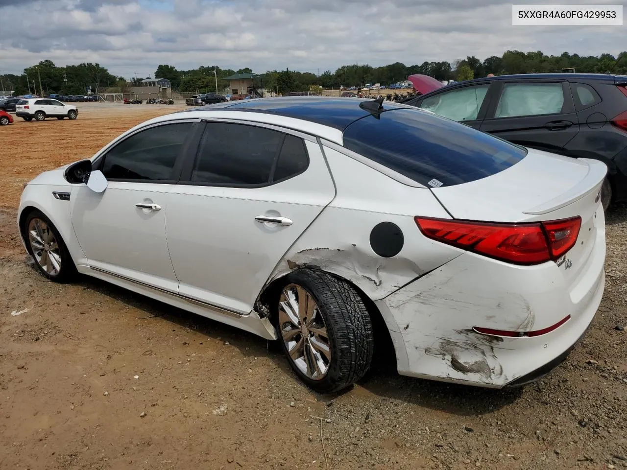 2015 Kia Optima Sx VIN: 5XXGR4A60FG429953 Lot: 71222974