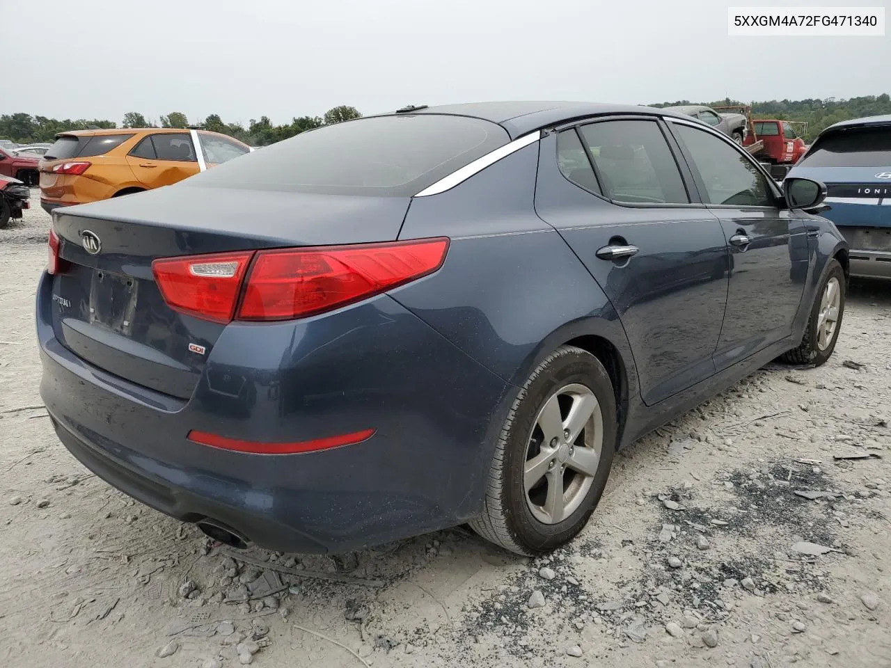 2015 Kia Optima Lx VIN: 5XXGM4A72FG471340 Lot: 71283354