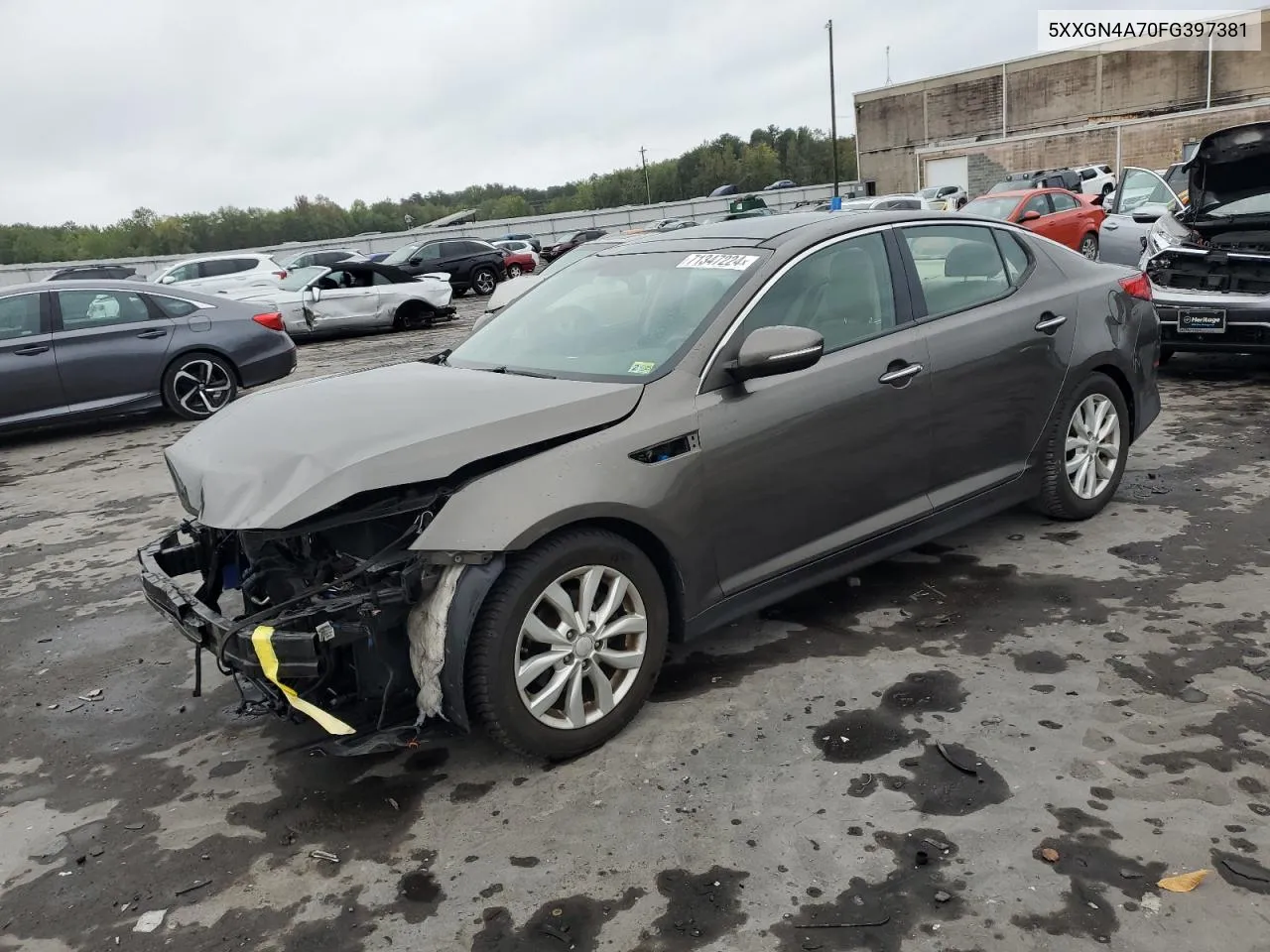 5XXGN4A70FG397381 2015 Kia Optima Ex