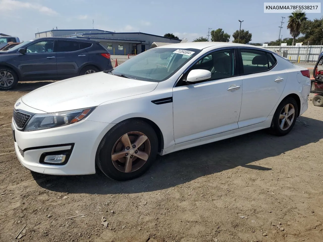 2015 Kia Optima Lx VIN: KNAGM4A78F5538217 Lot: 71354584