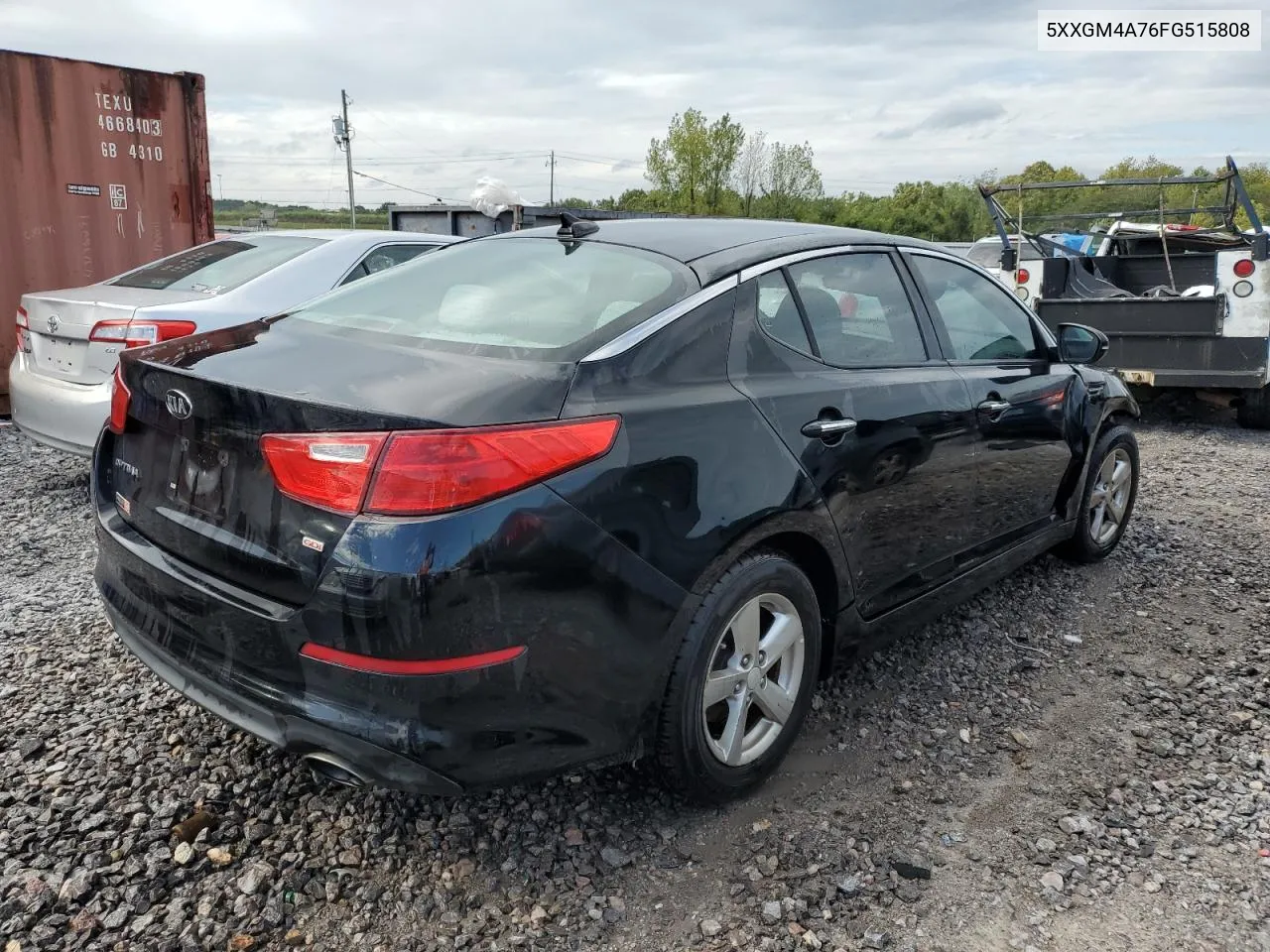 2015 Kia Optima Lx VIN: 5XXGM4A76FG515808 Lot: 71390104