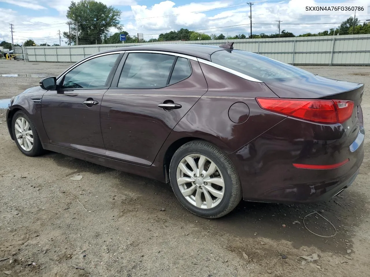 5XXGN4A76FG360786 2015 Kia Optima Ex