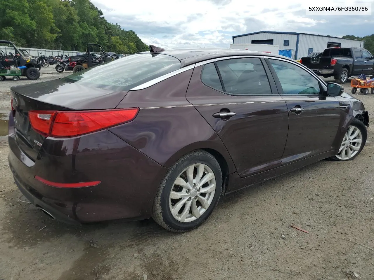 2015 Kia Optima Ex VIN: 5XXGN4A76FG360786 Lot: 71398264