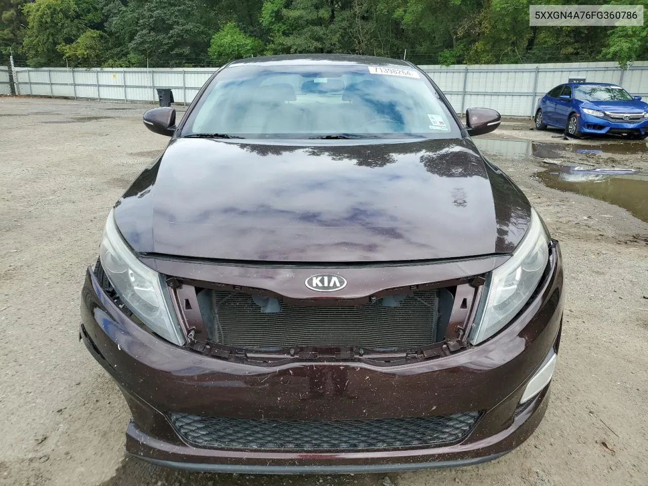 2015 Kia Optima Ex VIN: 5XXGN4A76FG360786 Lot: 71398264