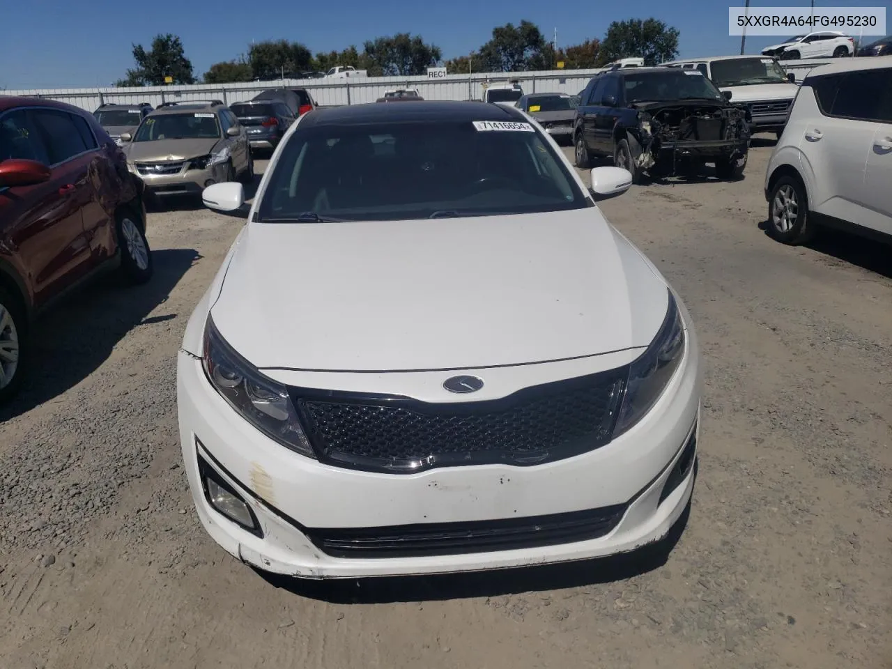 2015 Kia Optima Sx VIN: 5XXGR4A64FG495230 Lot: 71416654