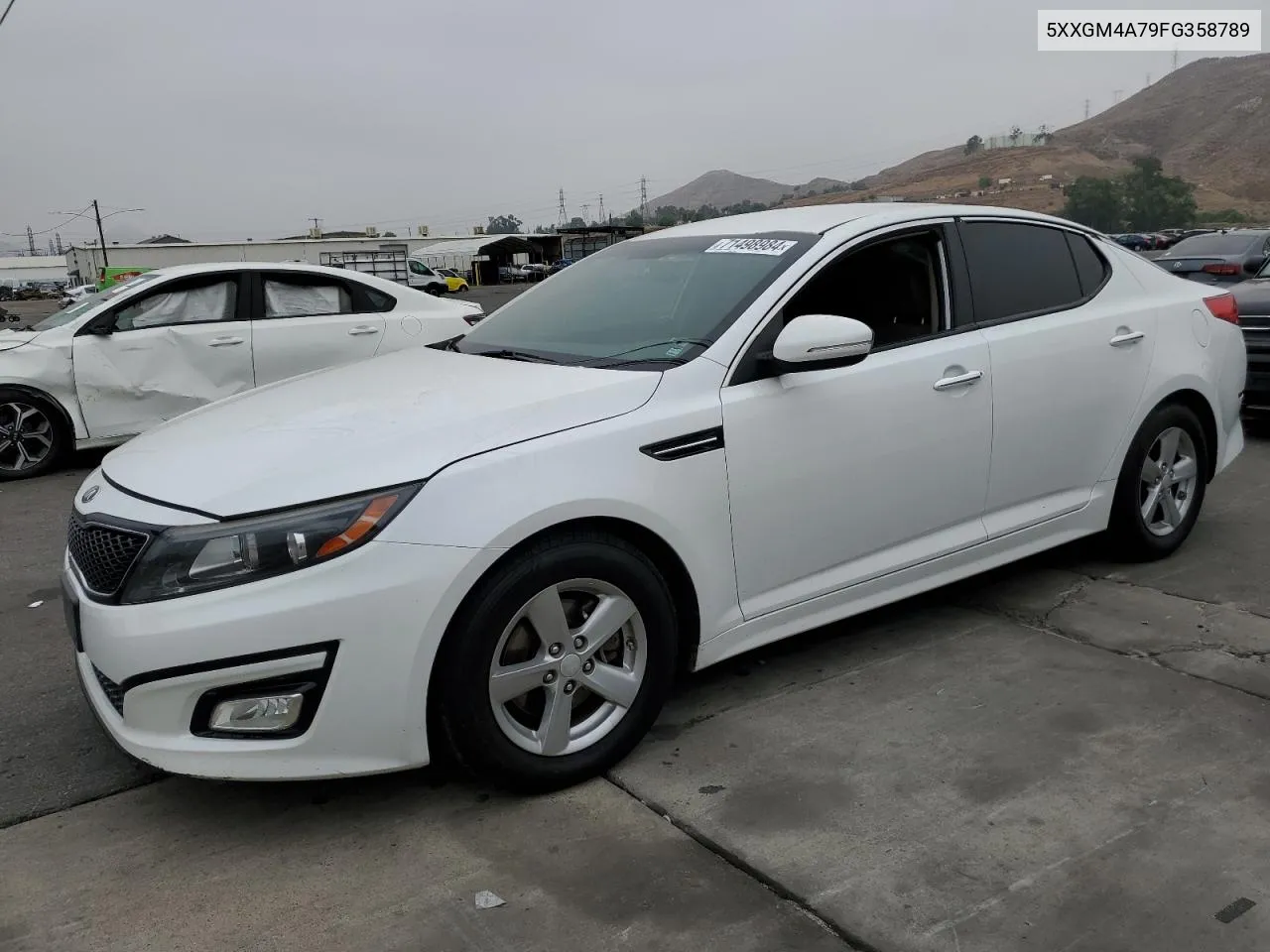 2015 Kia Optima Lx VIN: 5XXGM4A79FG358789 Lot: 71498984