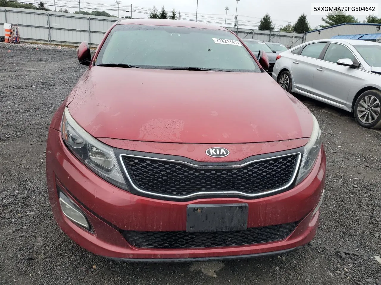 2015 Kia Optima Lx VIN: 5XXGM4A79FG504642 Lot: 71821744