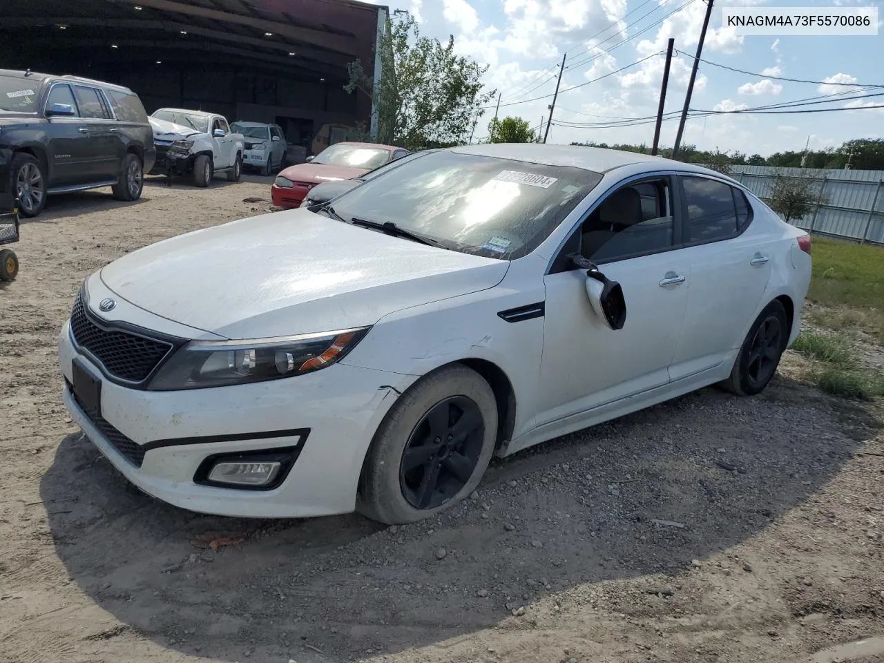 KNAGM4A73F5570086 2015 Kia Optima Lx