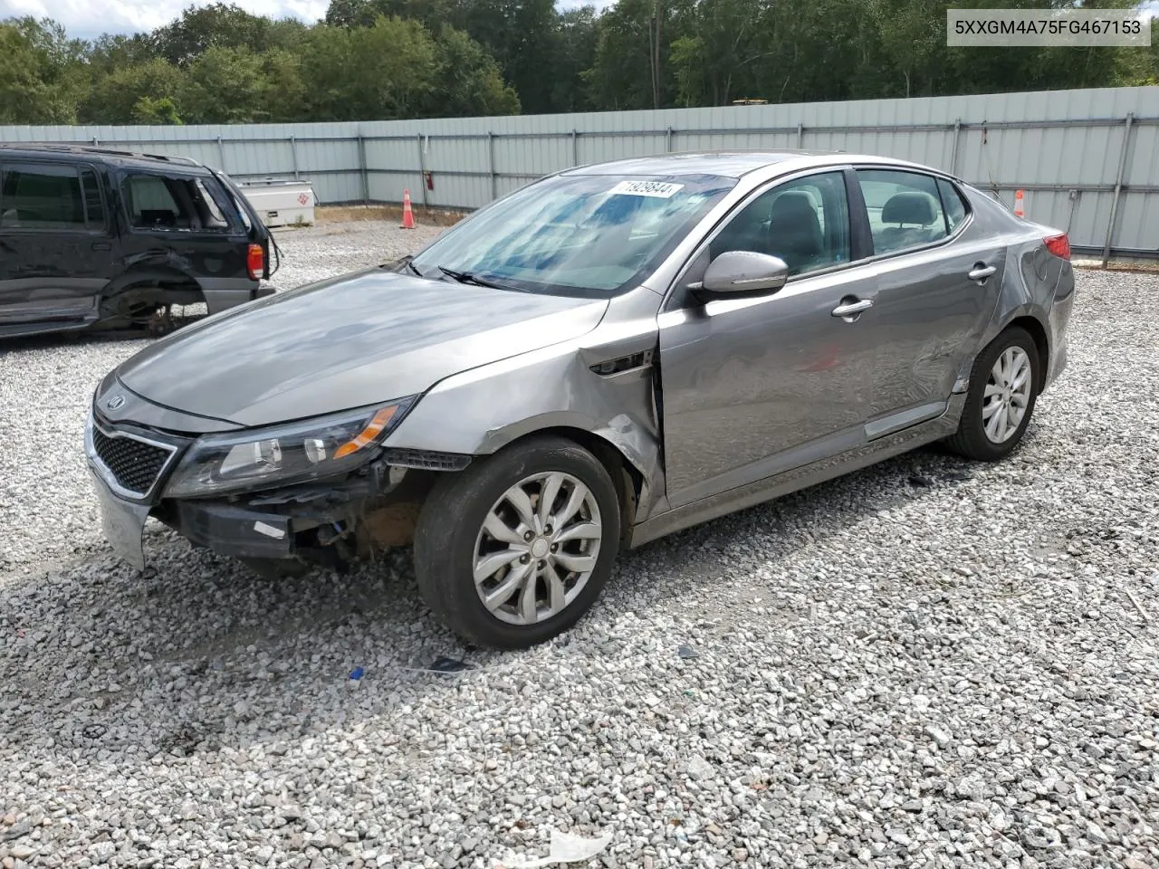 2015 Kia Optima Lx VIN: 5XXGM4A75FG467153 Lot: 71929844