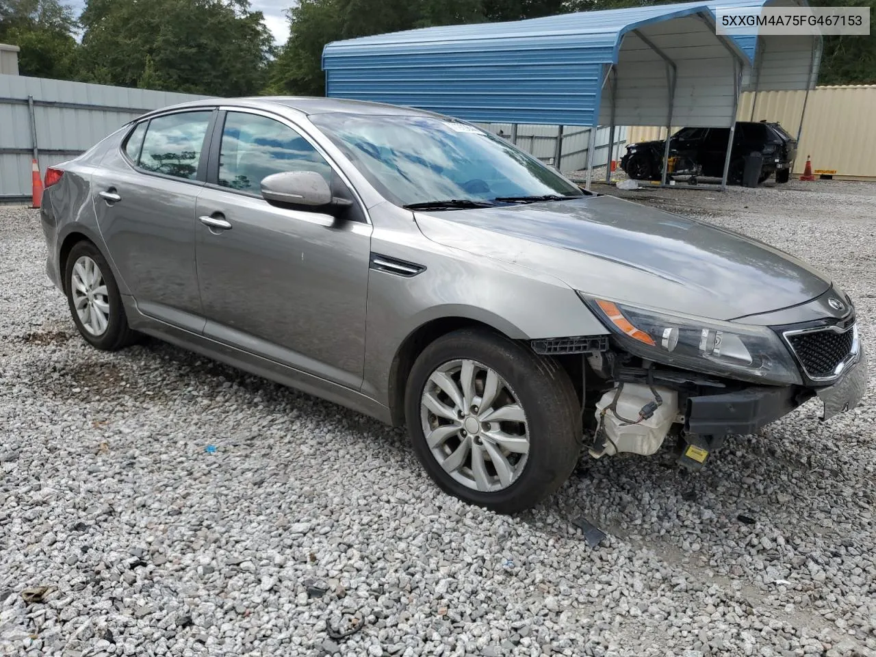 2015 Kia Optima Lx VIN: 5XXGM4A75FG467153 Lot: 71929844