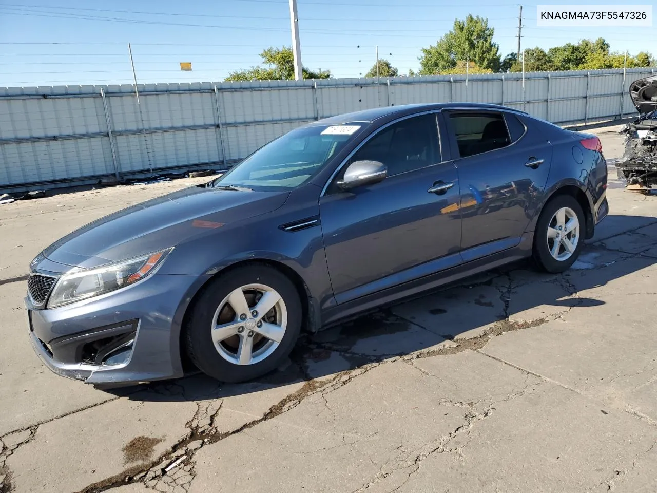 2015 Kia Optima Lx VIN: KNAGM4A73F5547326 Lot: 71971324