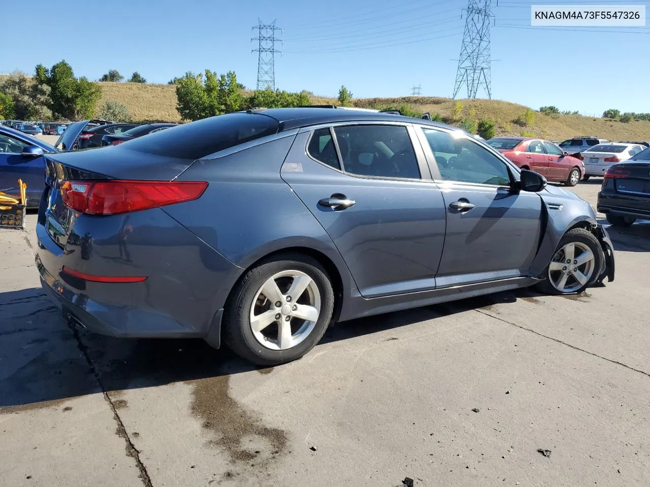 2015 Kia Optima Lx VIN: KNAGM4A73F5547326 Lot: 71971324