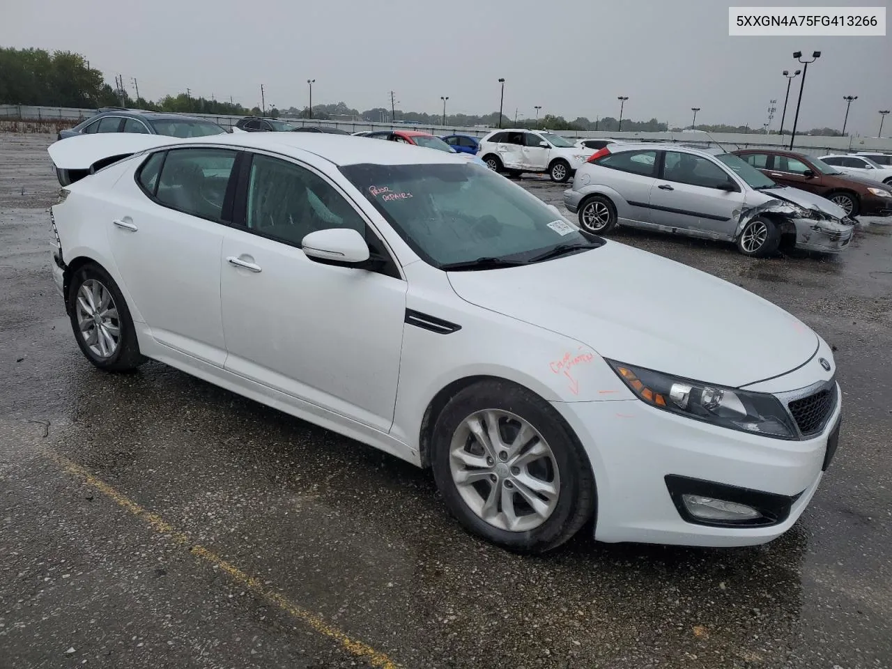 2015 Kia Optima Ex VIN: 5XXGN4A75FG413266 Lot: 71987454