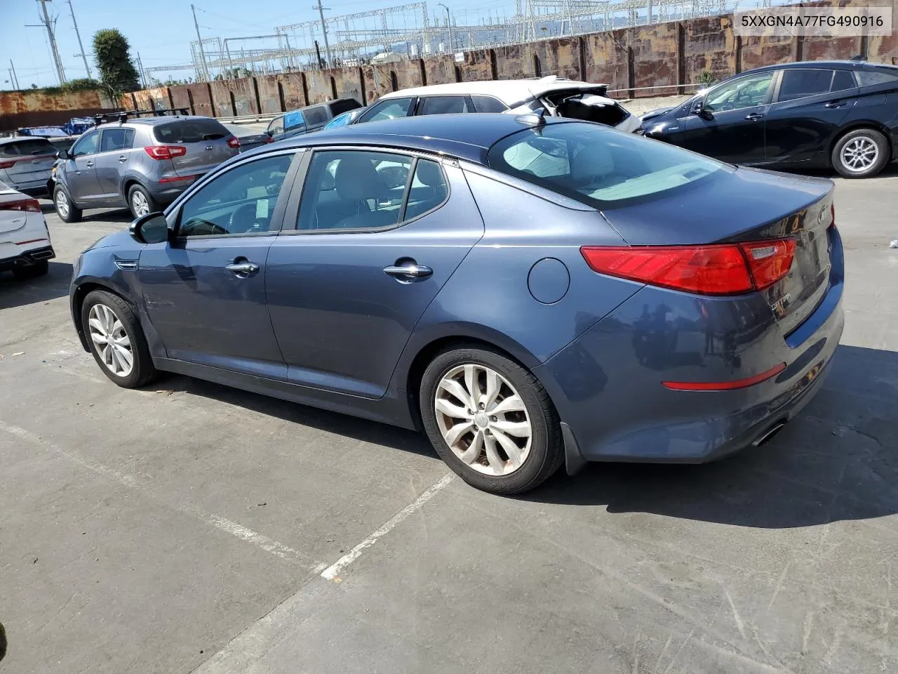 2015 Kia Optima Ex VIN: 5XXGN4A77FG490916 Lot: 71992304