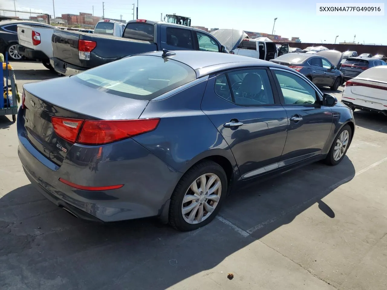 2015 Kia Optima Ex VIN: 5XXGN4A77FG490916 Lot: 71992304