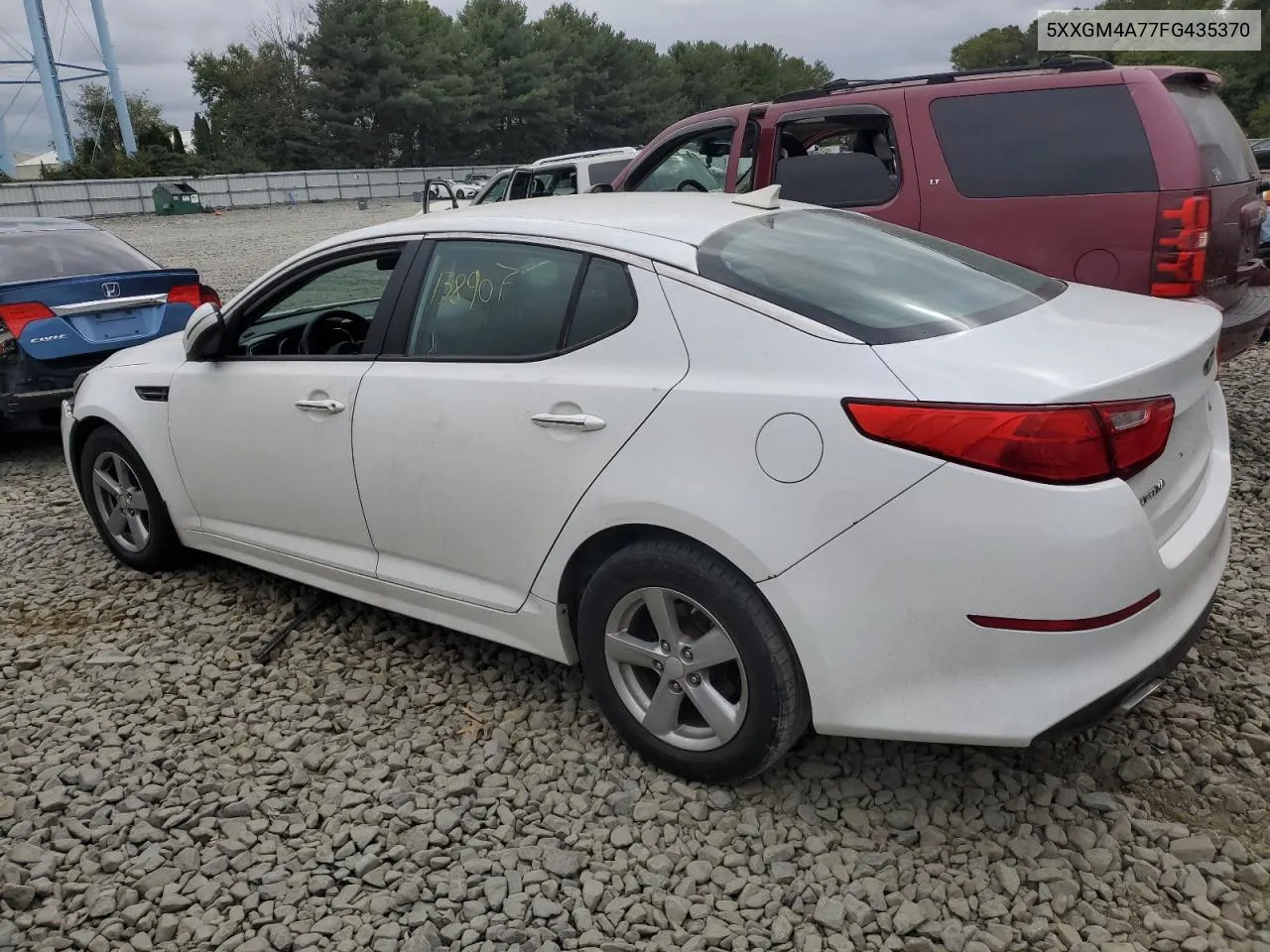 2015 Kia Optima Lx VIN: 5XXGM4A77FG435370 Lot: 72034034