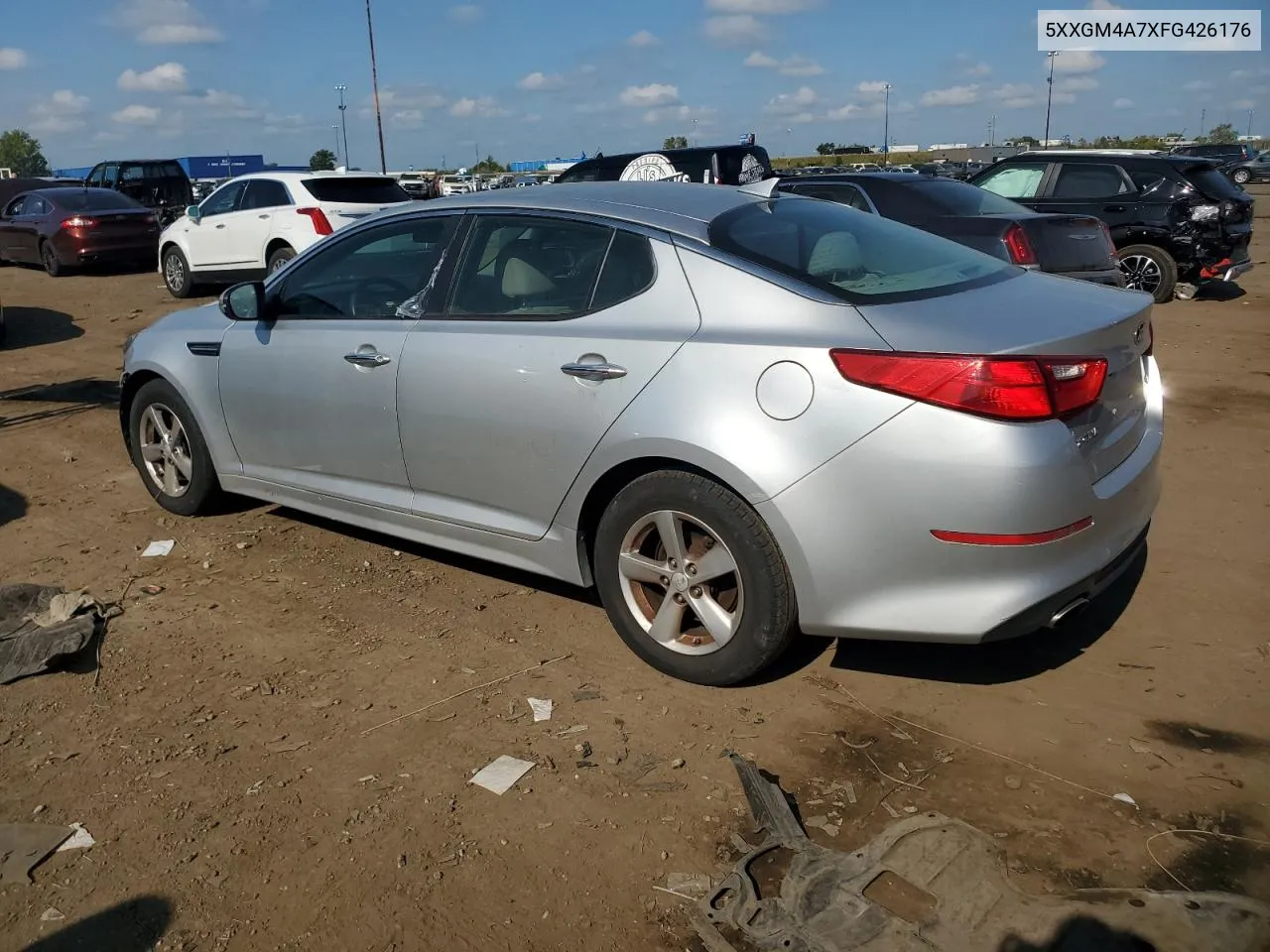 5XXGM4A7XFG426176 2015 Kia Optima Lx