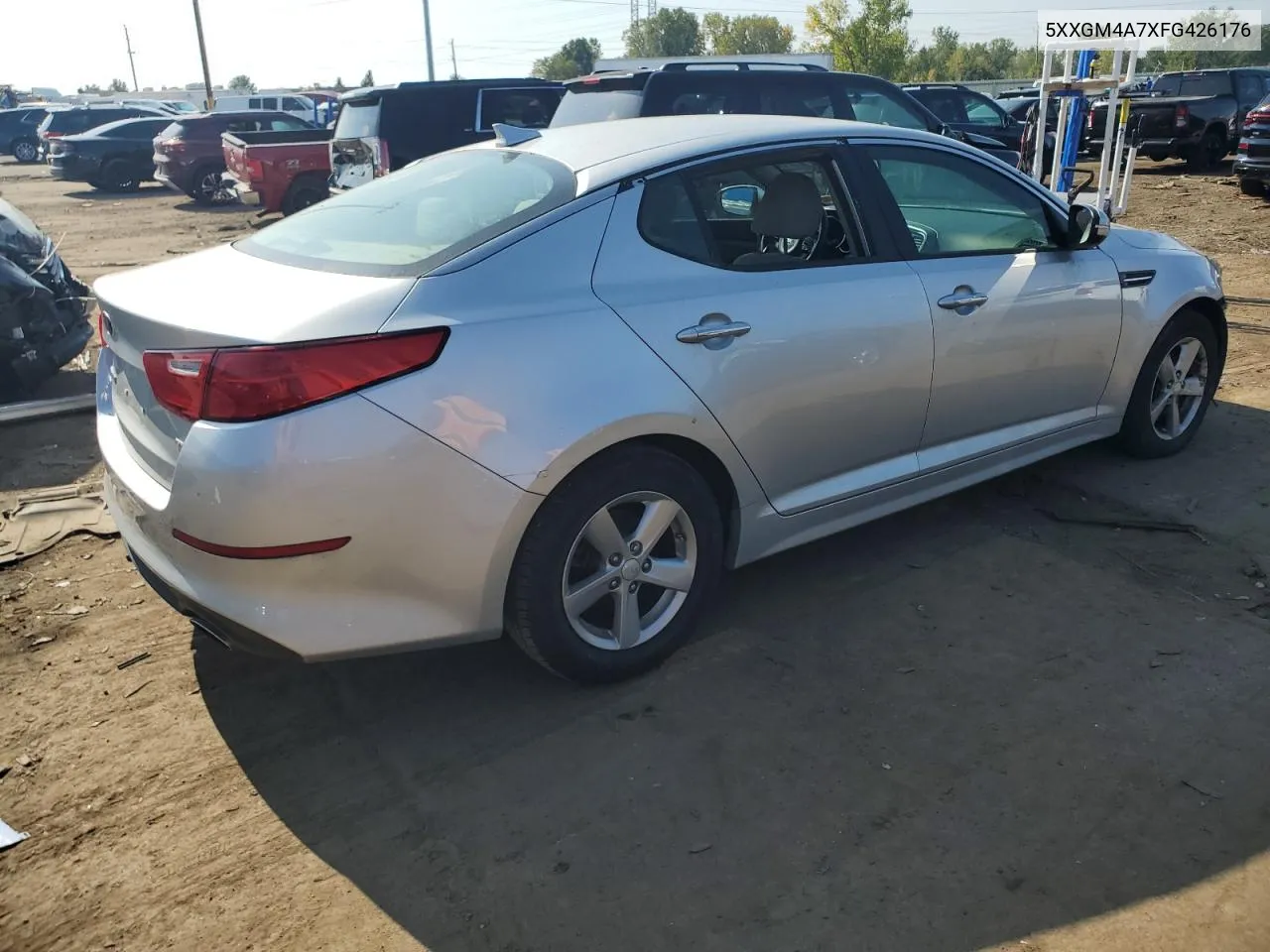 5XXGM4A7XFG426176 2015 Kia Optima Lx