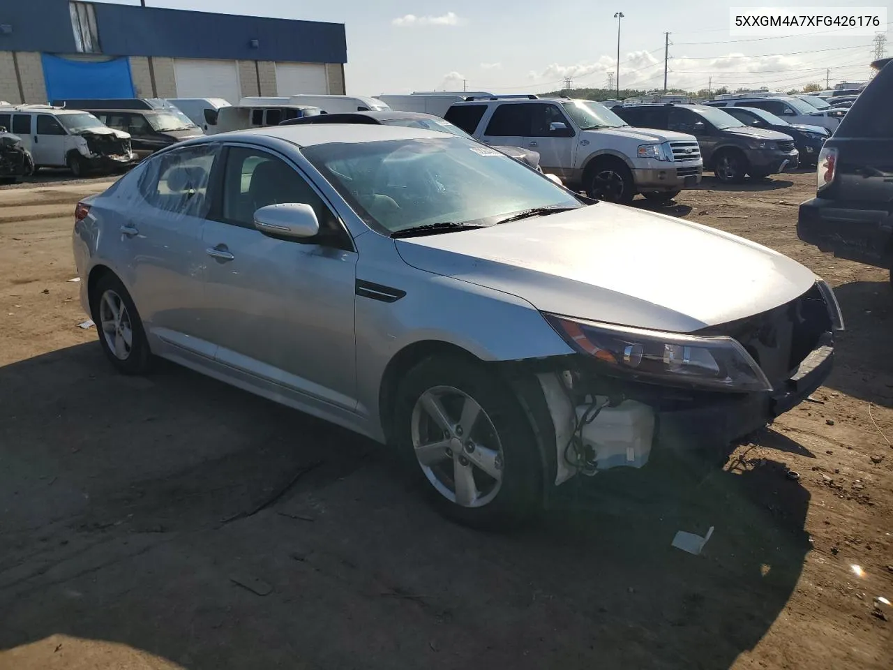 5XXGM4A7XFG426176 2015 Kia Optima Lx