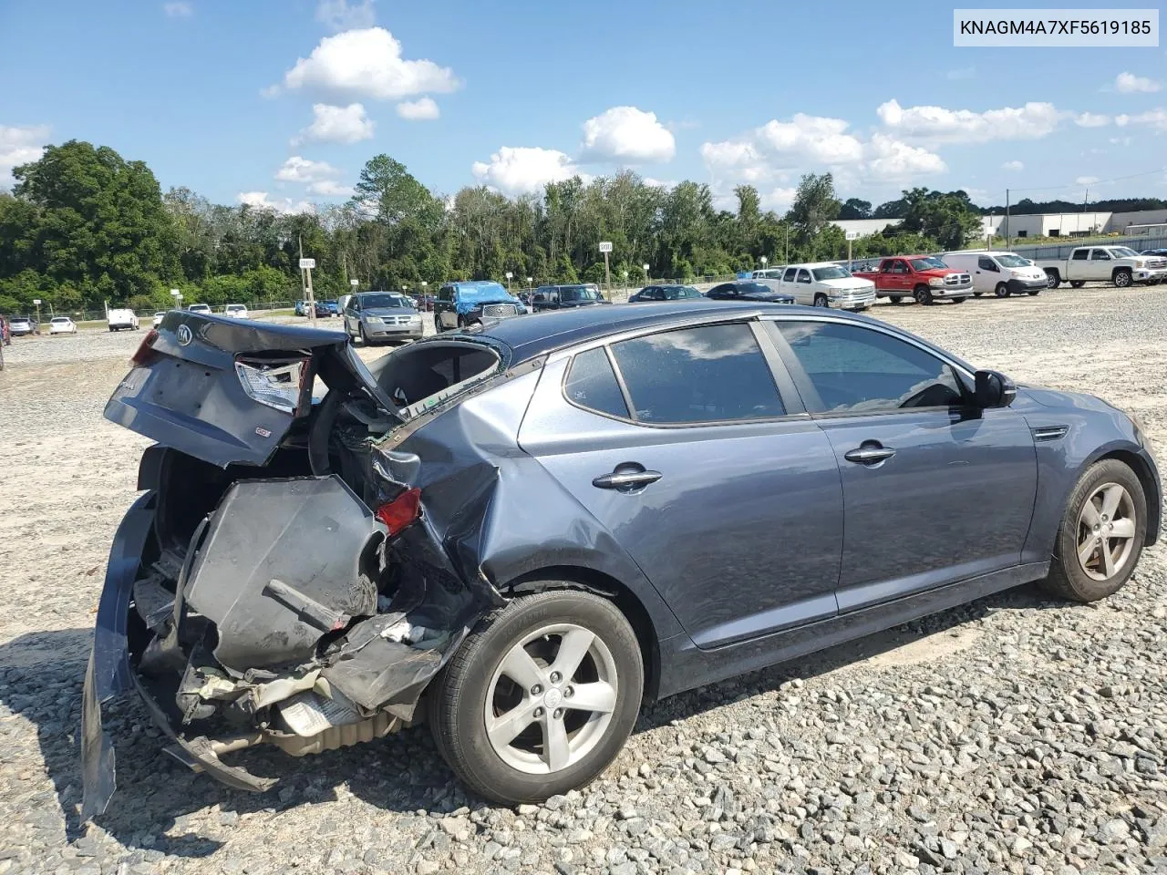 2015 Kia Optima Lx VIN: KNAGM4A7XF5619185 Lot: 72123854