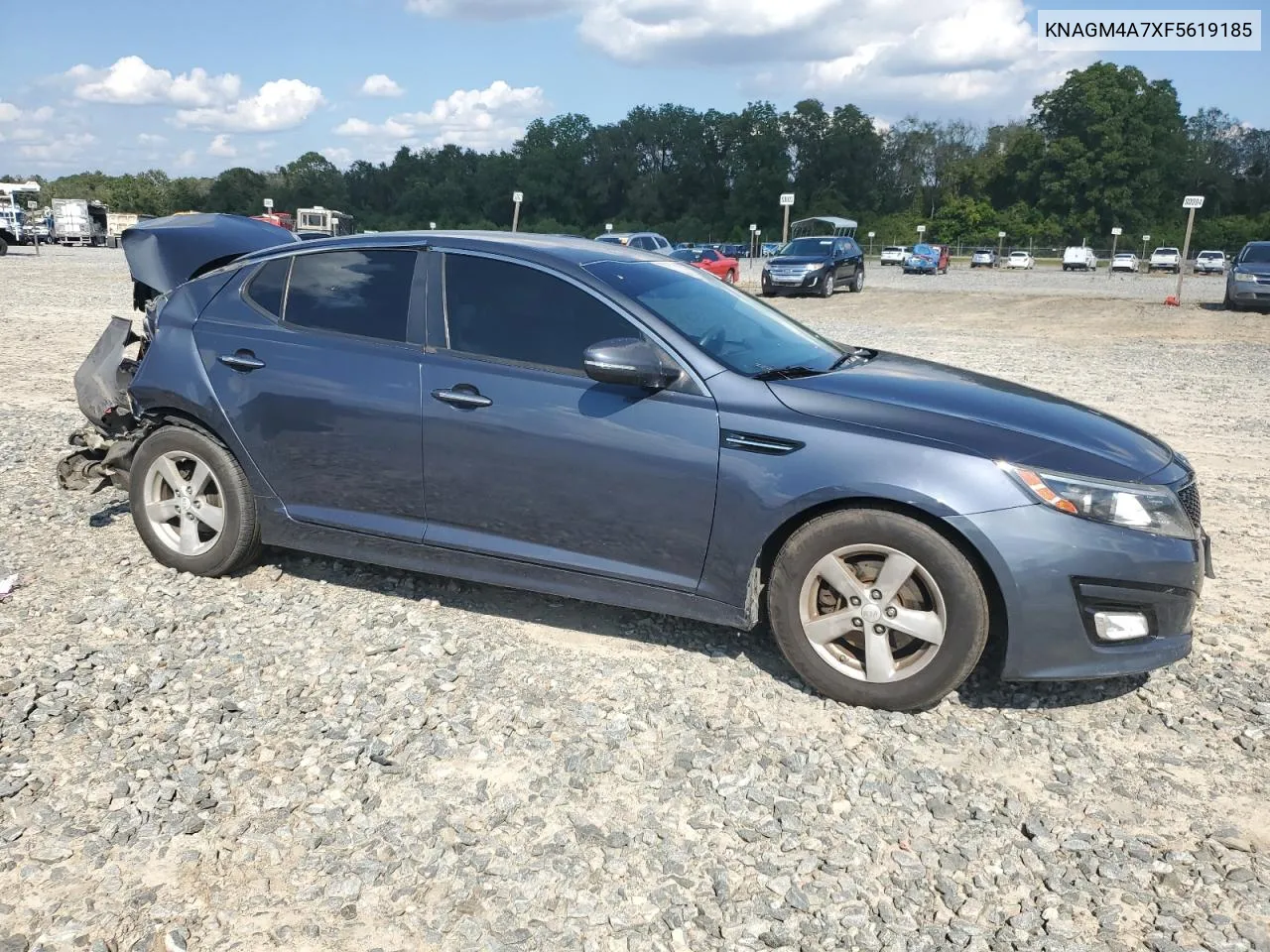 2015 Kia Optima Lx VIN: KNAGM4A7XF5619185 Lot: 72123854