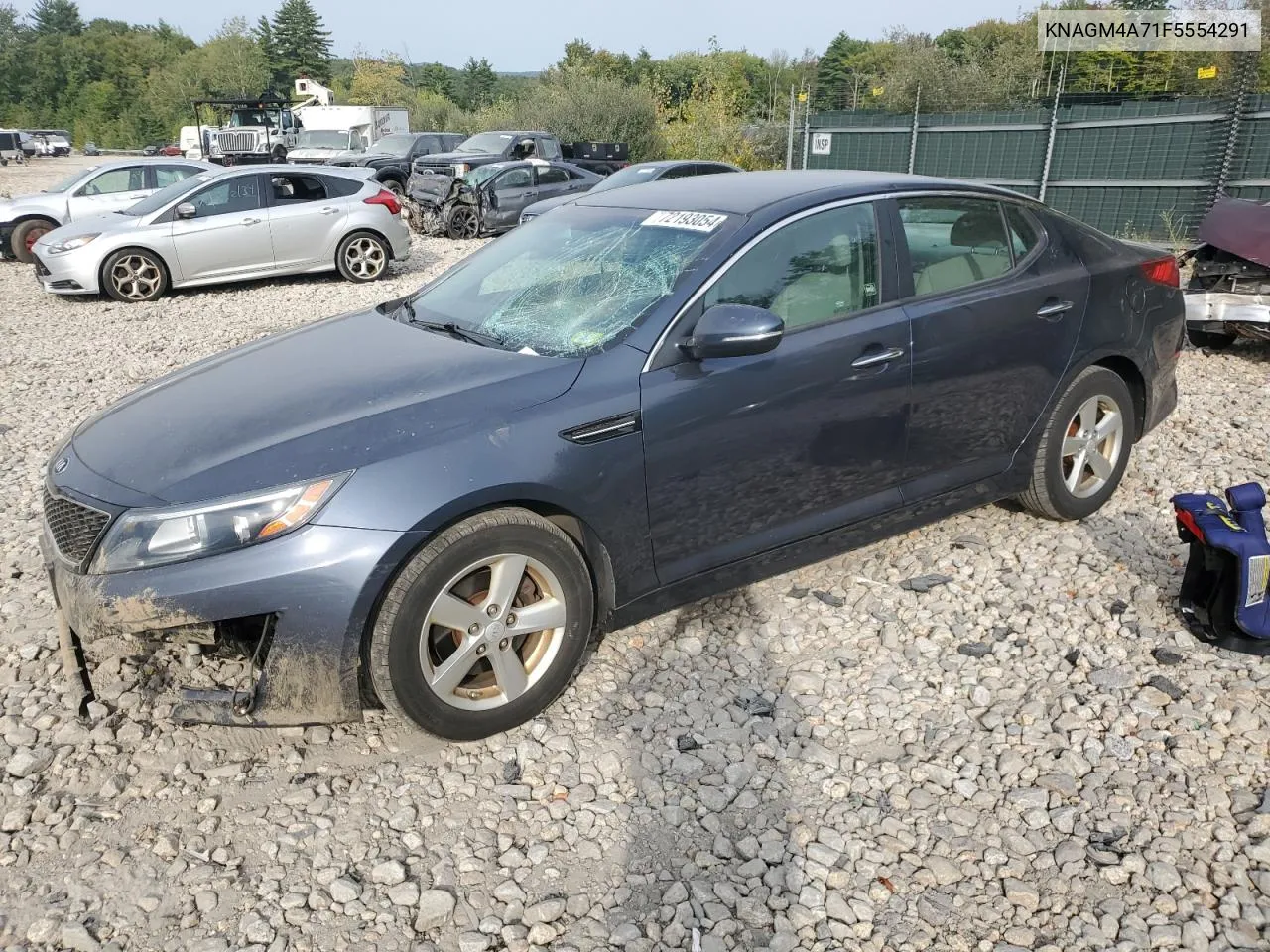 KNAGM4A71F5554291 2015 Kia Optima Lx