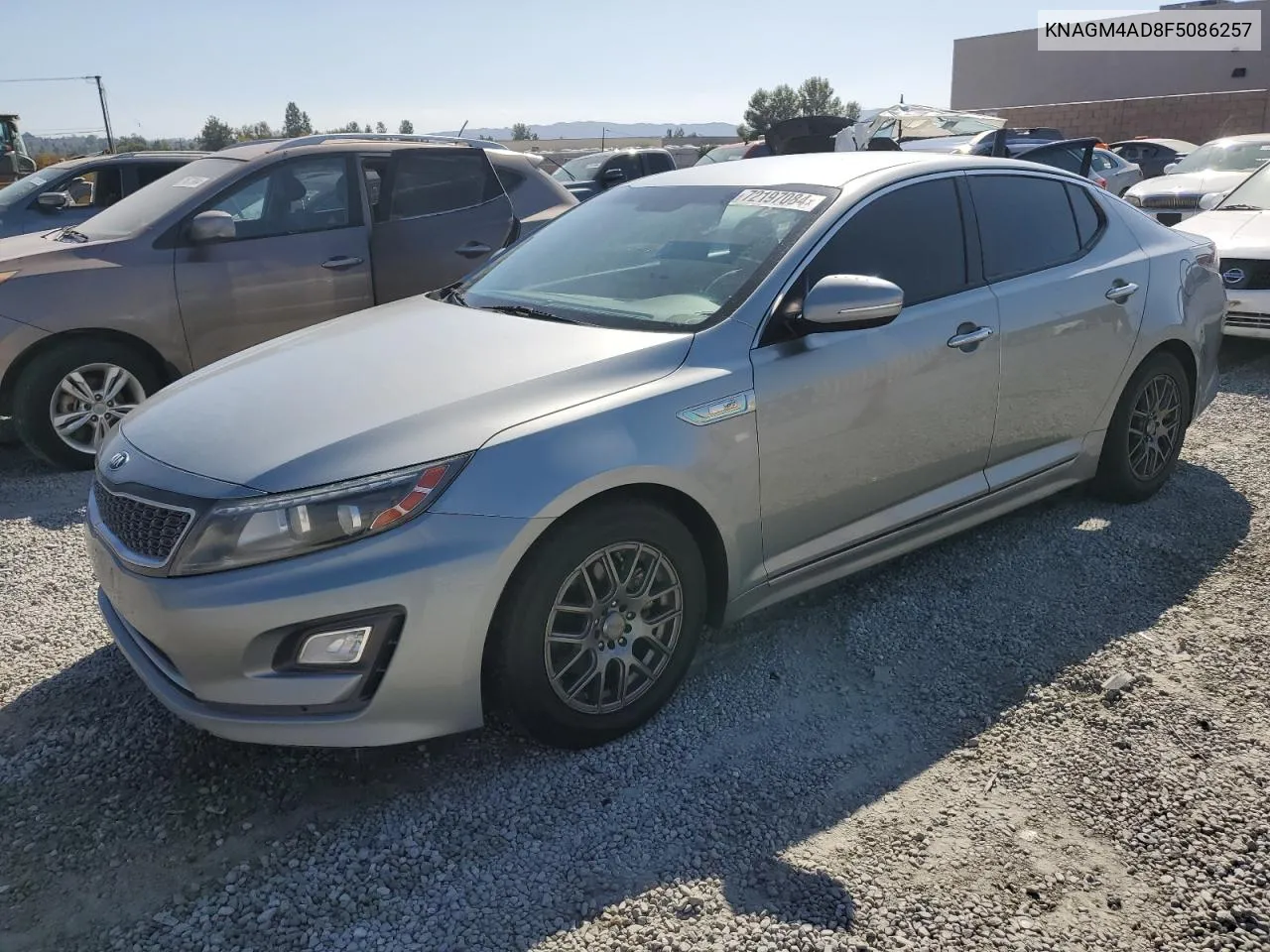 2015 Kia Optima Hybrid VIN: KNAGM4AD8F5086257 Lot: 72197084