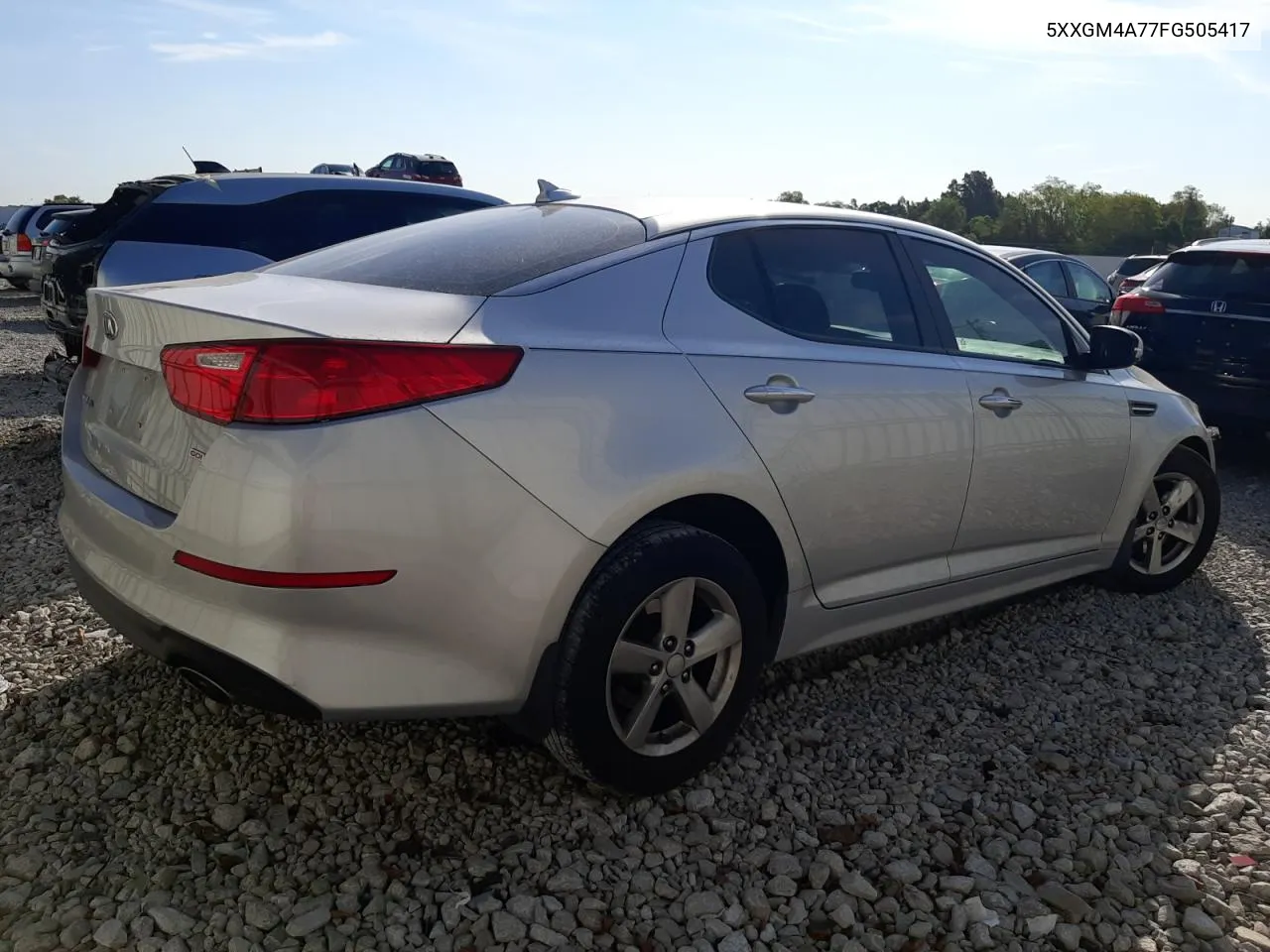 2015 Kia Optima Lx VIN: 5XXGM4A77FG505417 Lot: 72235584