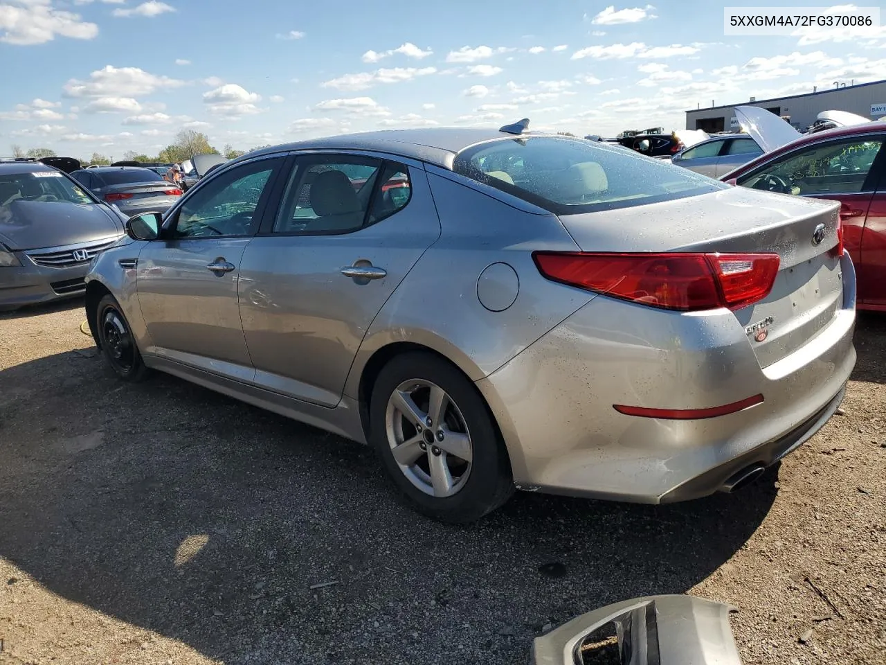 5XXGM4A72FG370086 2015 Kia Optima Lx