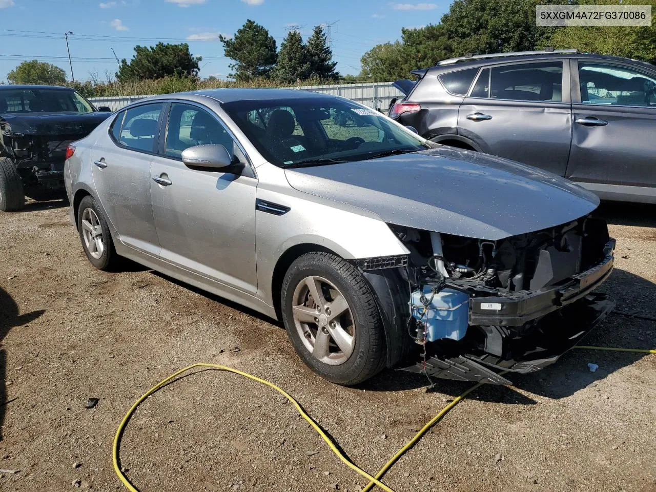 5XXGM4A72FG370086 2015 Kia Optima Lx