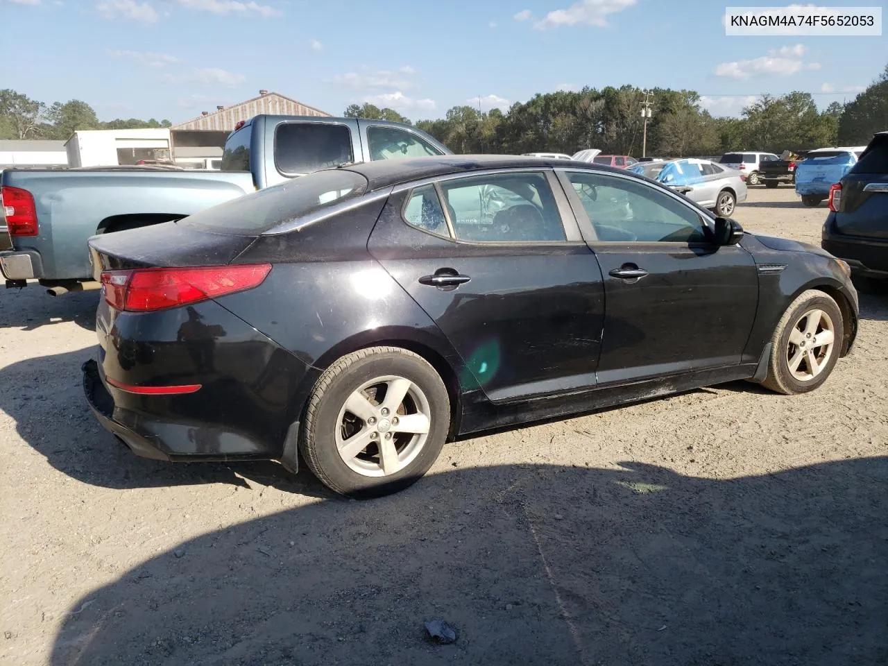 2015 Kia Optima Lx VIN: KNAGM4A74F5652053 Lot: 72448174