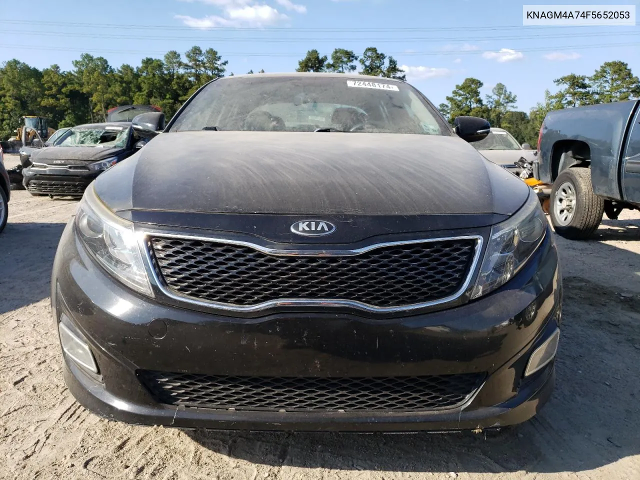 2015 Kia Optima Lx VIN: KNAGM4A74F5652053 Lot: 72448174