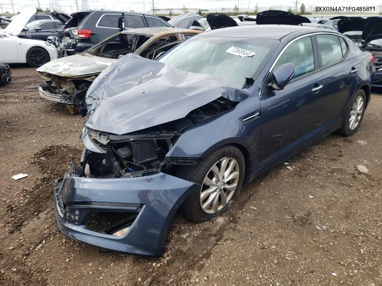 5XXGN4A71FG485811 2015 Kia Optima Ex