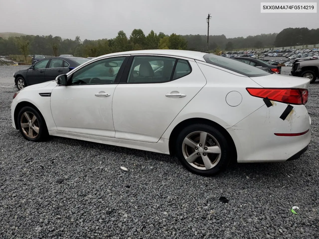 5XXGM4A74FG514219 2015 Kia Optima Lx