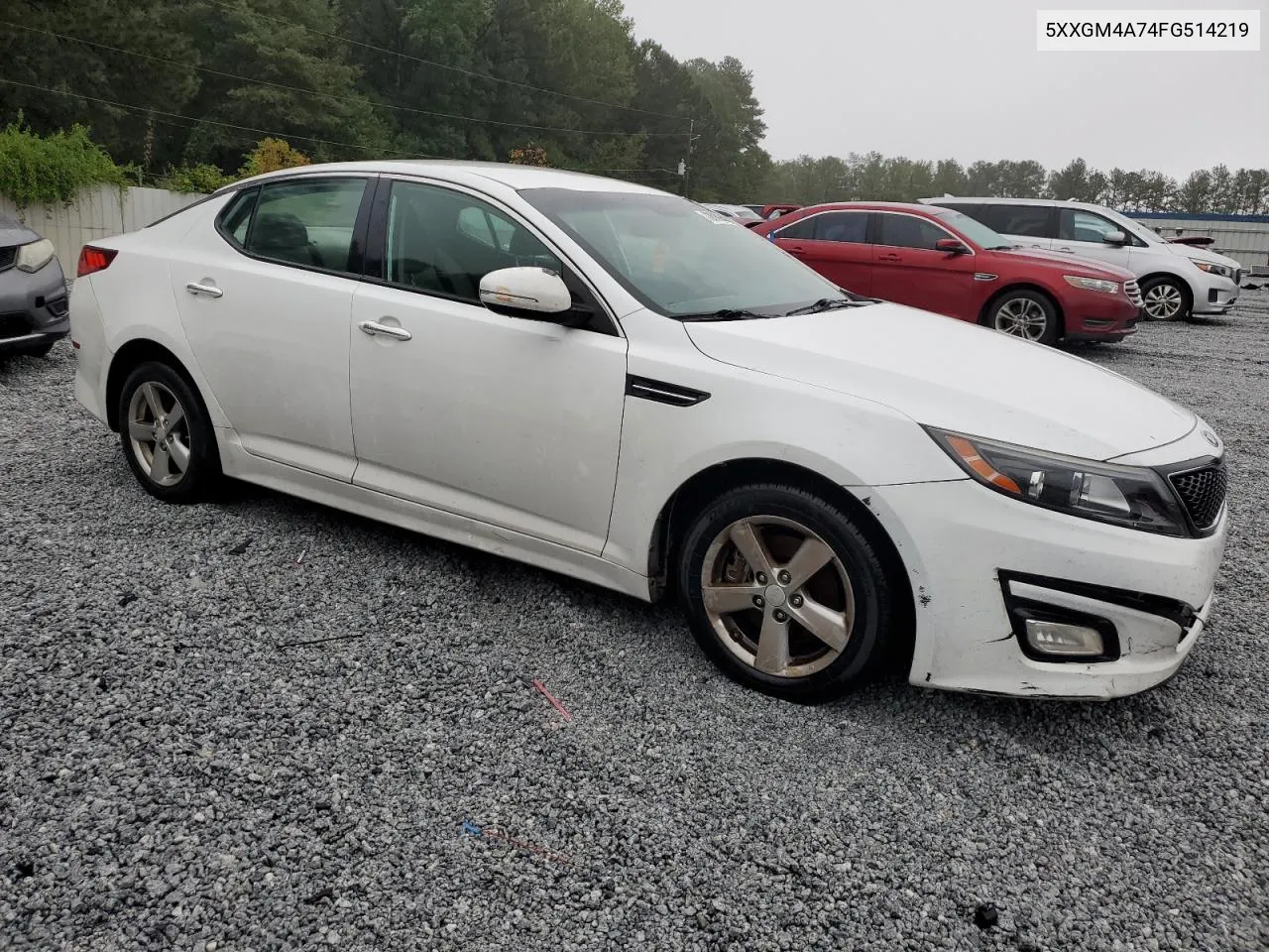 2015 Kia Optima Lx VIN: 5XXGM4A74FG514219 Lot: 72610144