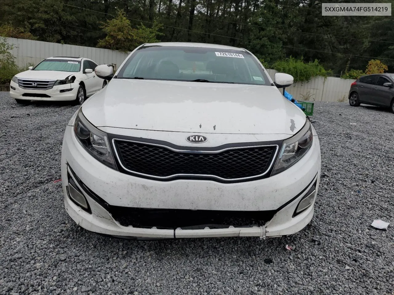 2015 Kia Optima Lx VIN: 5XXGM4A74FG514219 Lot: 72610144