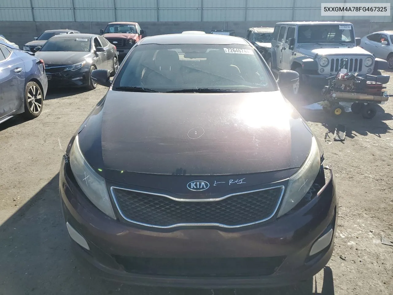 5XXGM4A78FG467325 2015 Kia Optima Lx