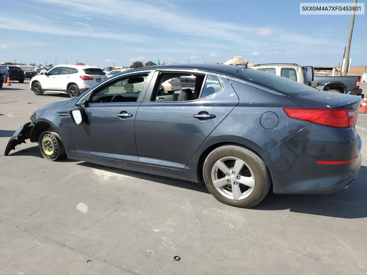 5XXGM4A7XFG453801 2015 Kia Optima Lx