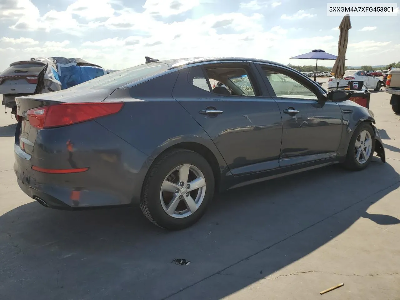 5XXGM4A7XFG453801 2015 Kia Optima Lx