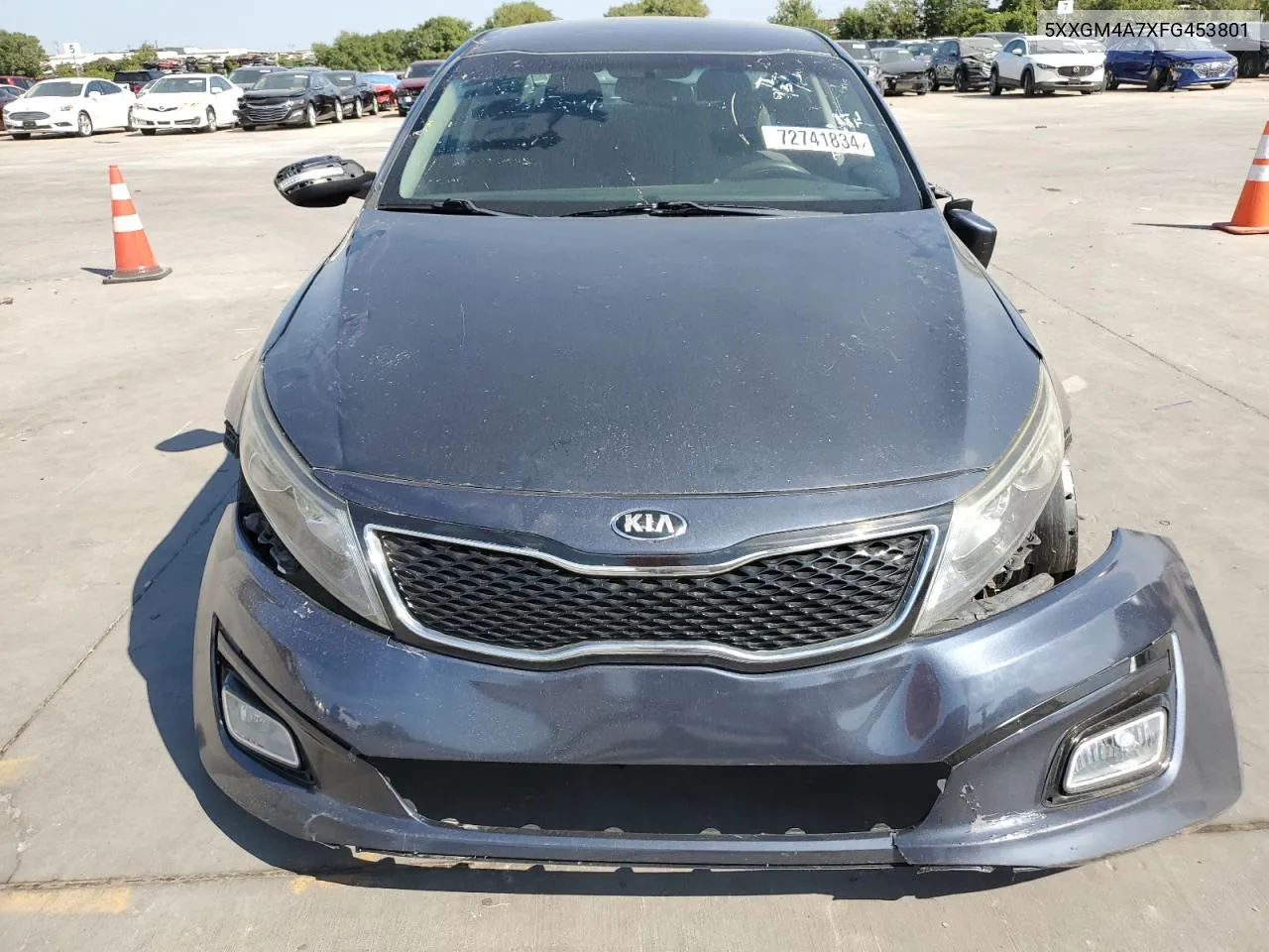 5XXGM4A7XFG453801 2015 Kia Optima Lx