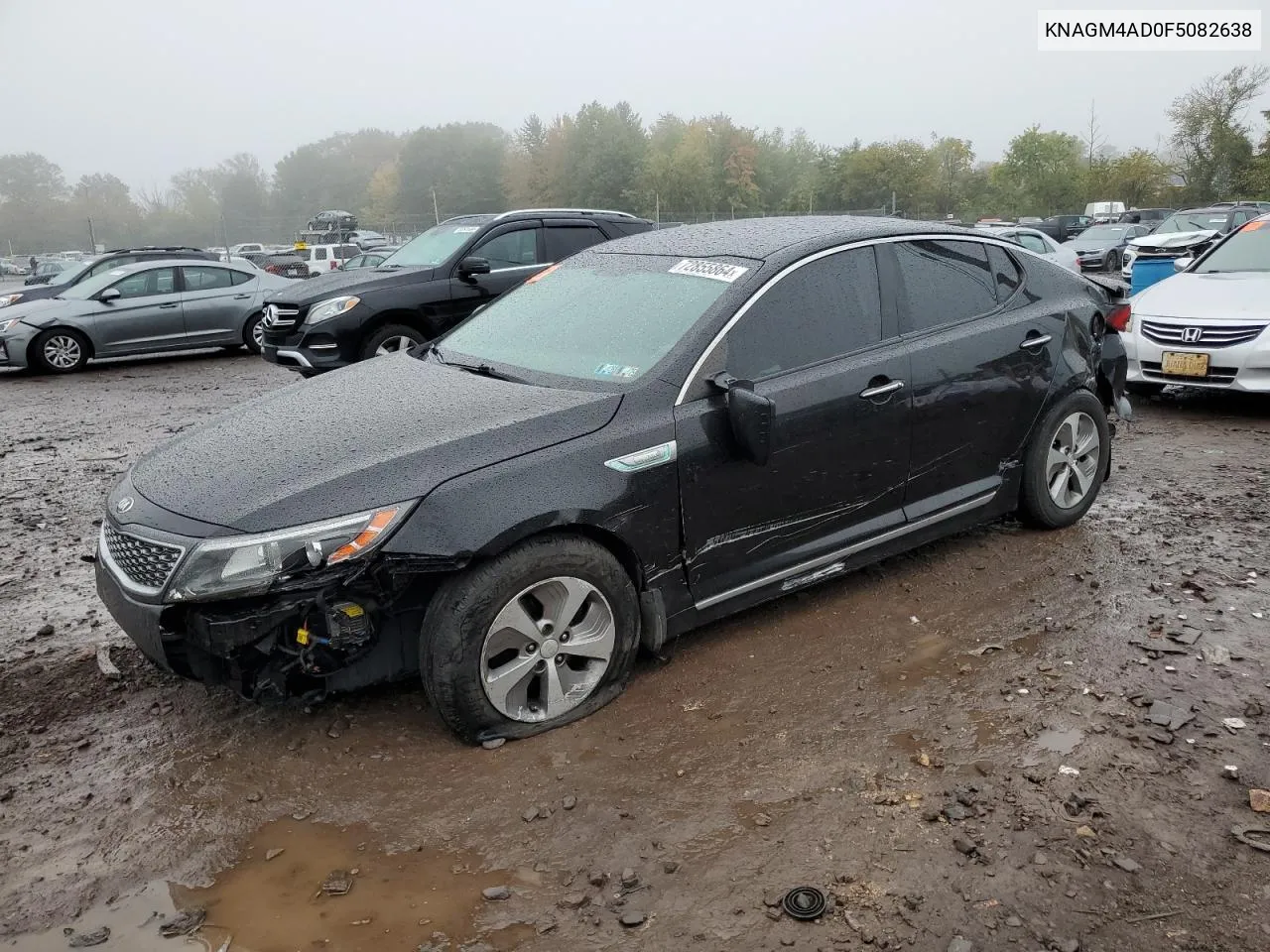 2015 Kia Optima Hybrid VIN: KNAGM4AD0F5082638 Lot: 72855864