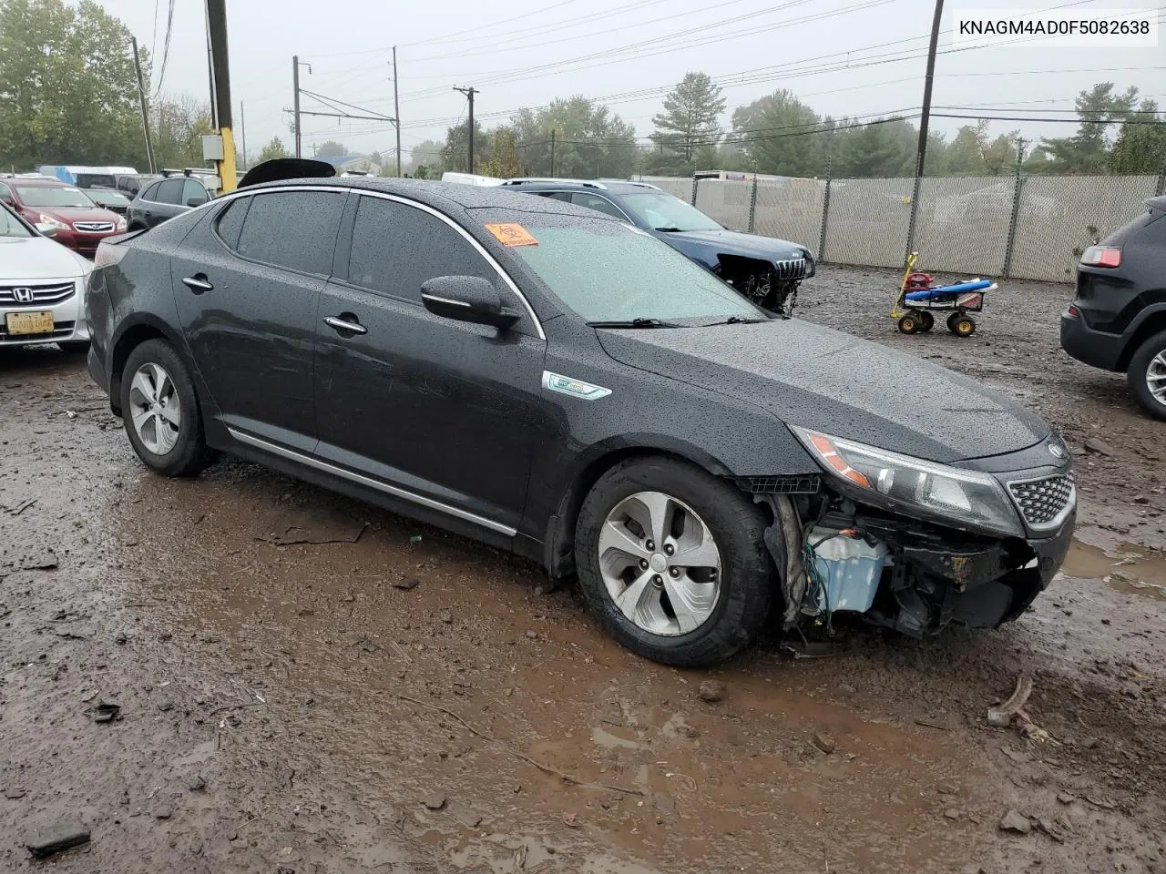 2015 Kia Optima Hybrid VIN: KNAGM4AD0F5082638 Lot: 72855864