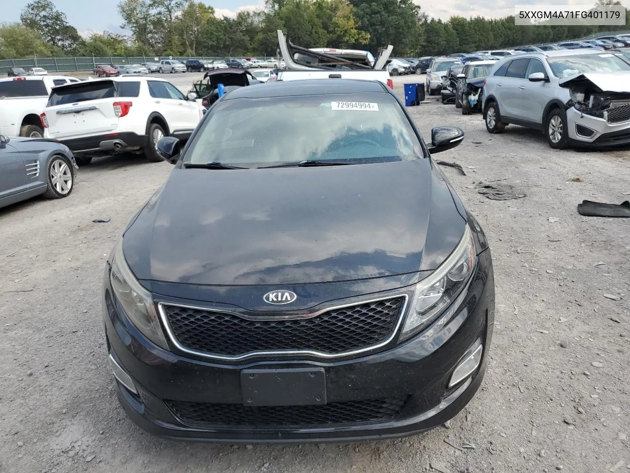 2015 Kia Optima Lx VIN: 5XXGM4A71FG401179 Lot: 72994994