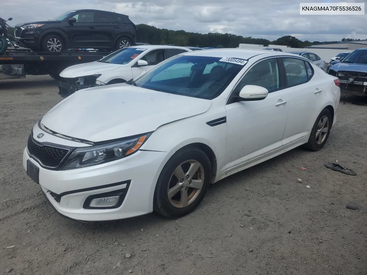 2015 Kia Optima Lx VIN: KNAGM4A70F5536526 Lot: 73005494