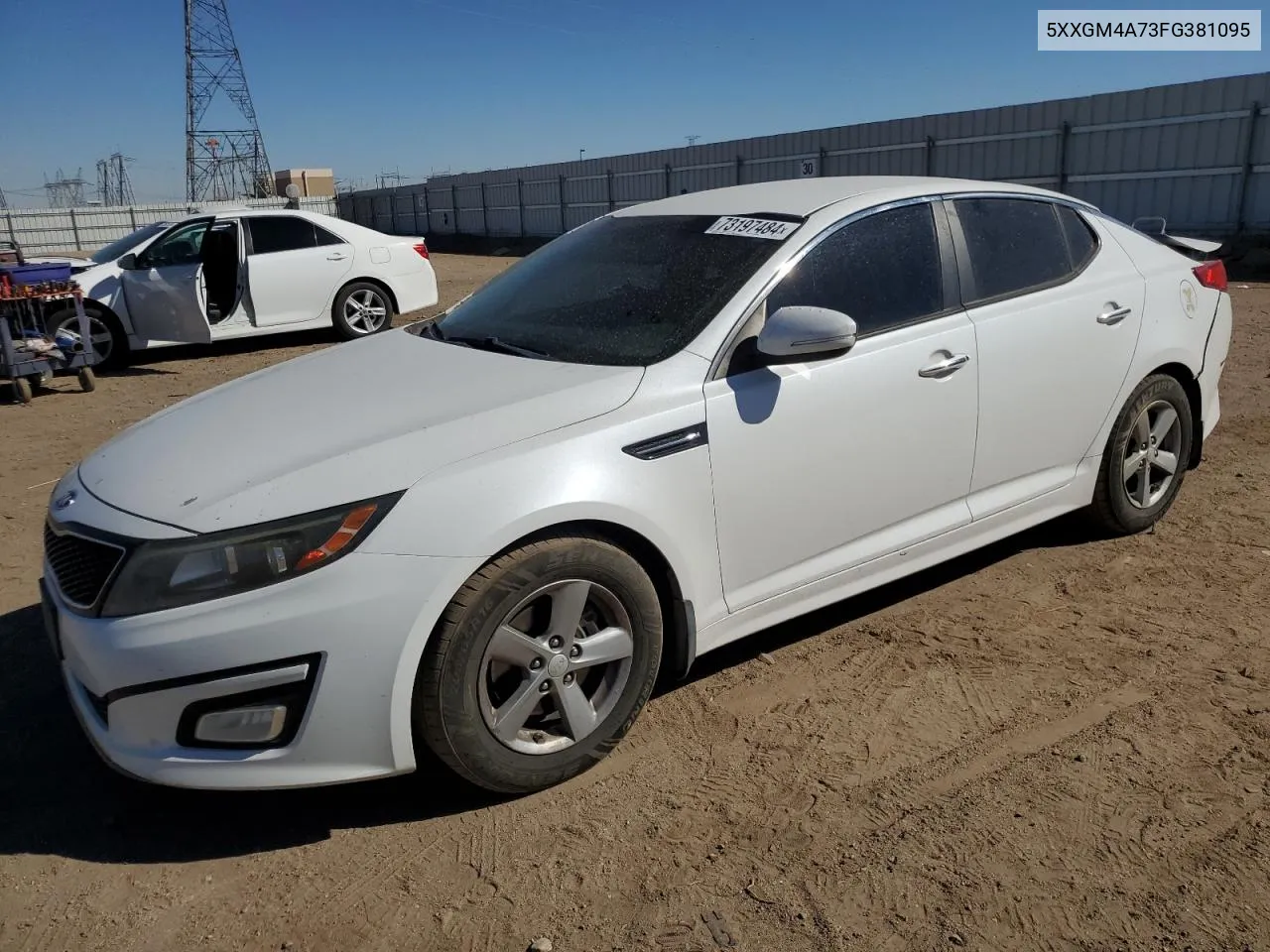 5XXGM4A73FG381095 2015 Kia Optima Lx