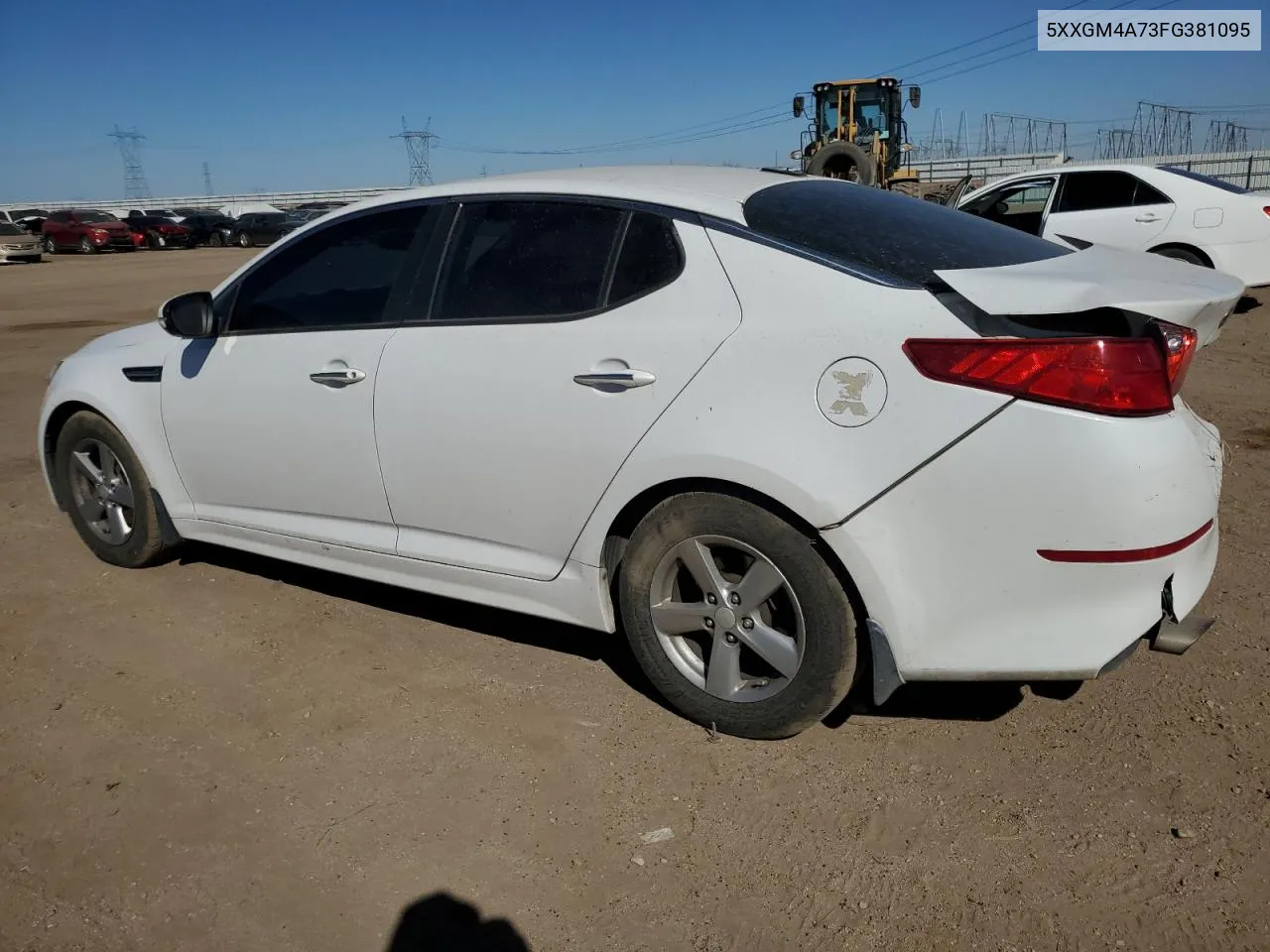 5XXGM4A73FG381095 2015 Kia Optima Lx