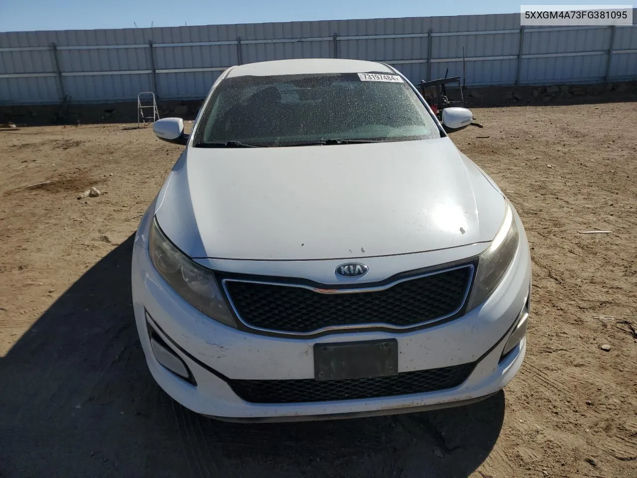 2015 Kia Optima Lx VIN: 5XXGM4A73FG381095 Lot: 73197484