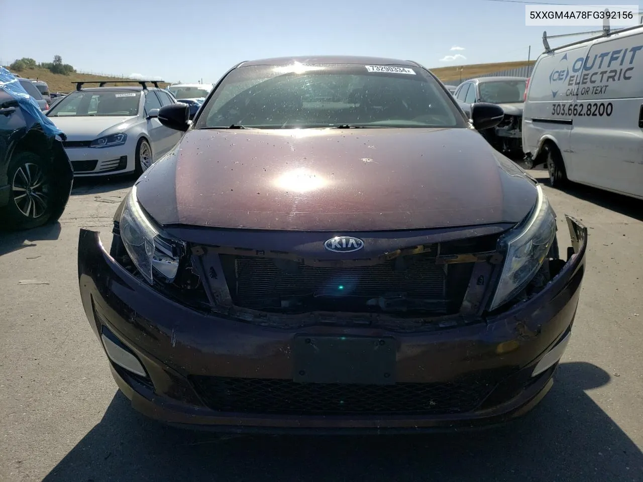 2015 Kia Optima Lx VIN: 5XXGM4A78FG392156 Lot: 73290334