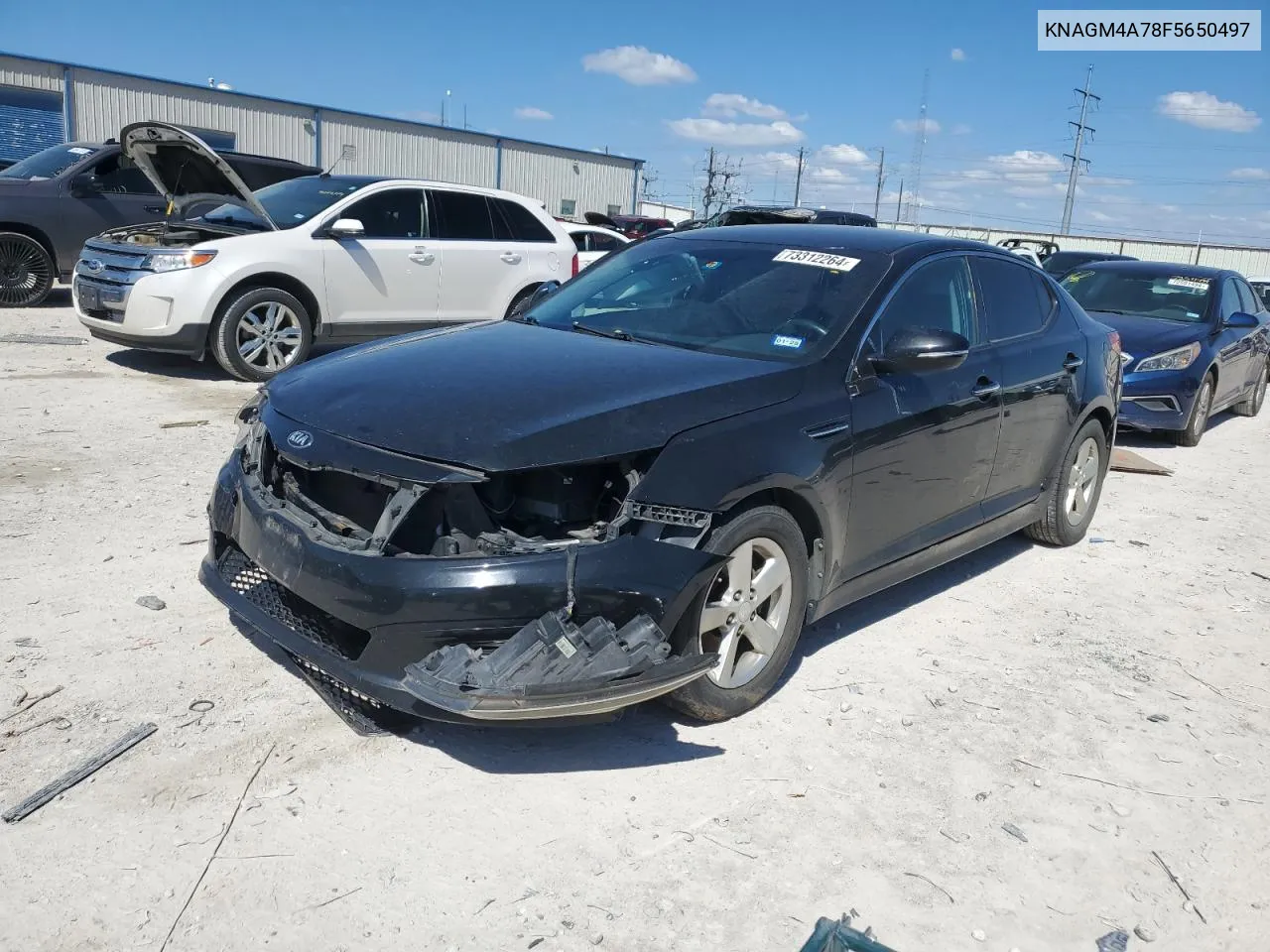 2015 Kia Optima Lx VIN: KNAGM4A78F5650497 Lot: 73312264